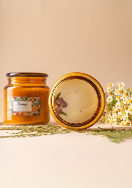 Boema Amber Candle With Lid