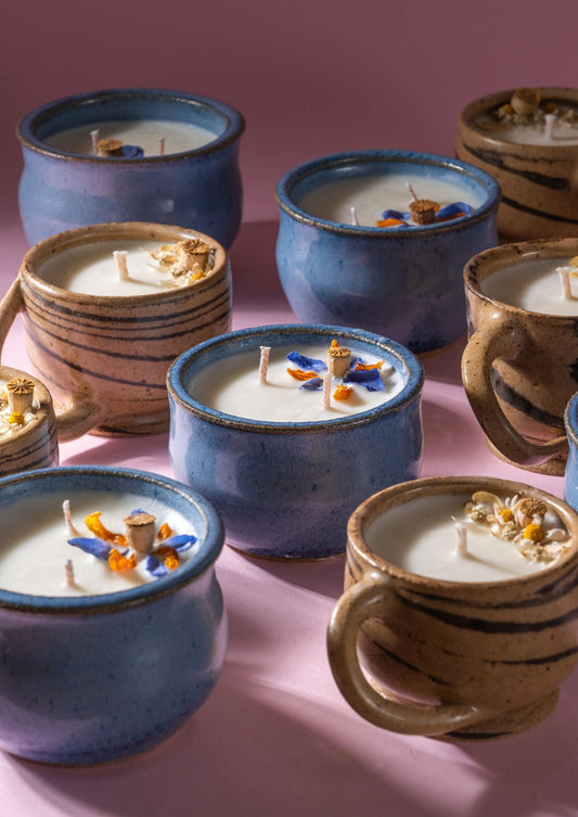 "Earth Laughs In Flowers" Candle Collection