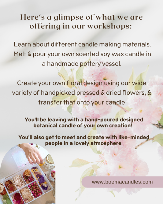 Boema's Candle Making Workshops